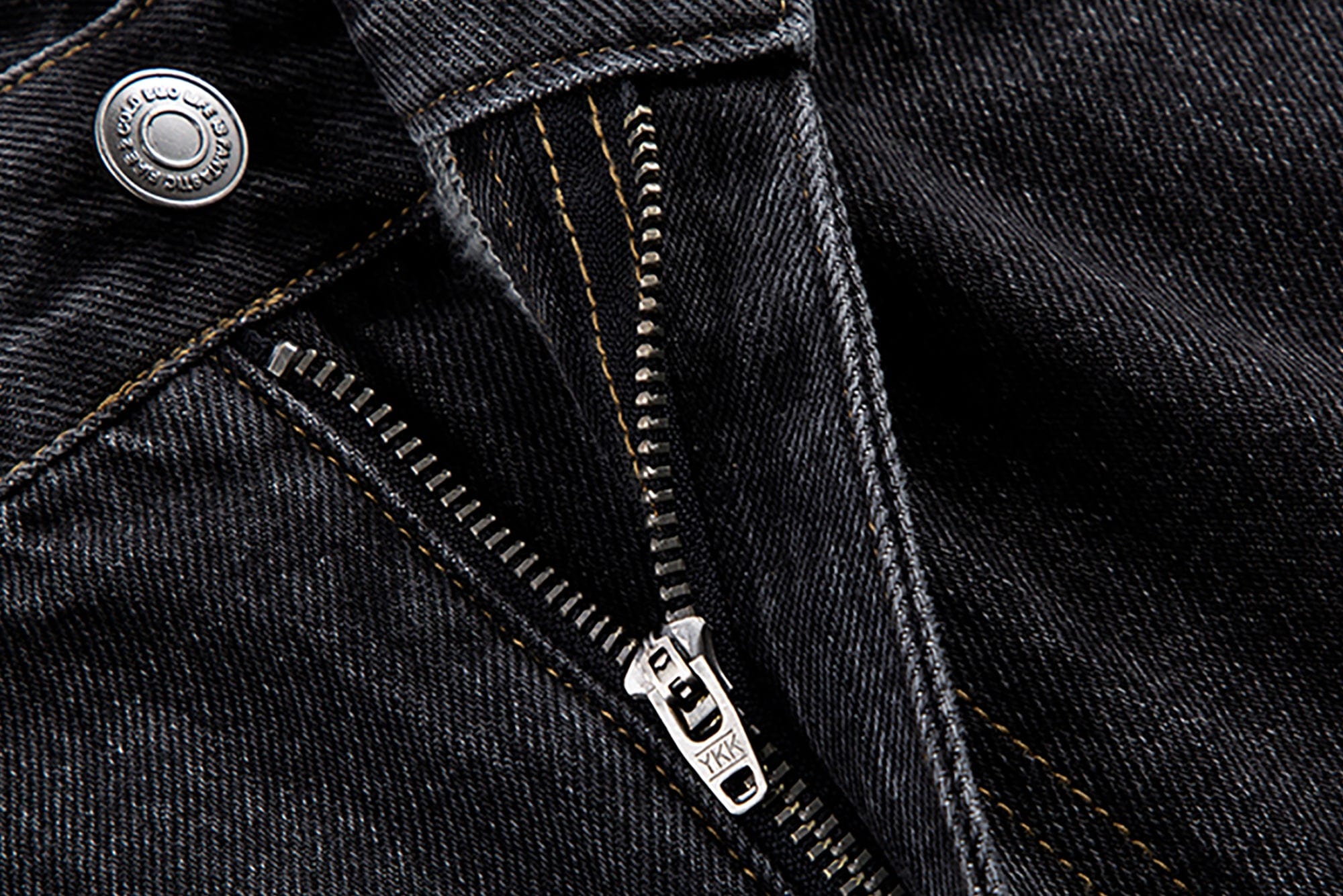 F2CE Raw-Hem Raised Seam Washed Denim Shorts