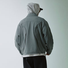 F2CE Deconstructed Layered Zip-Up Jacket