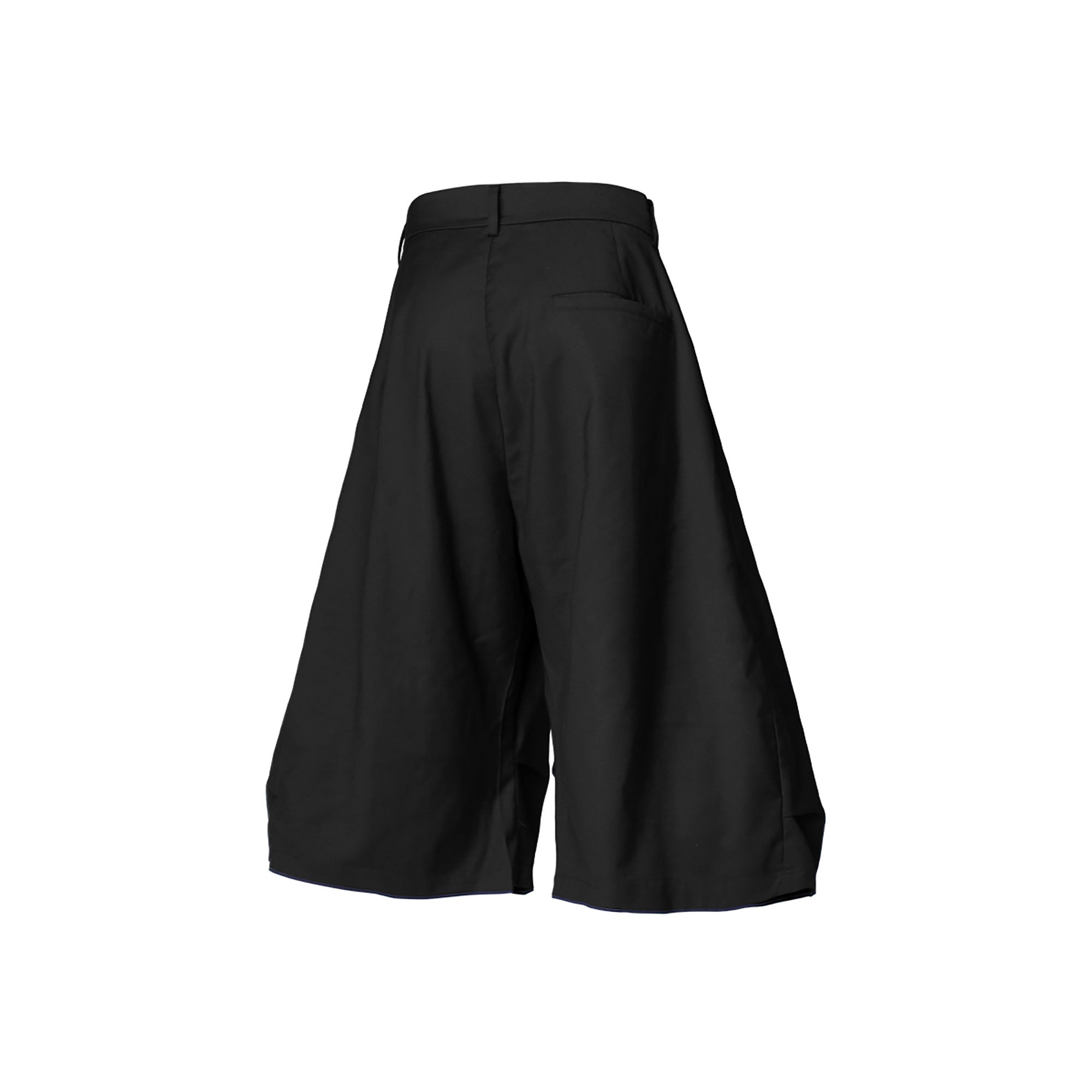 RELABEL Pleated Drape Wide-Leg Shorts