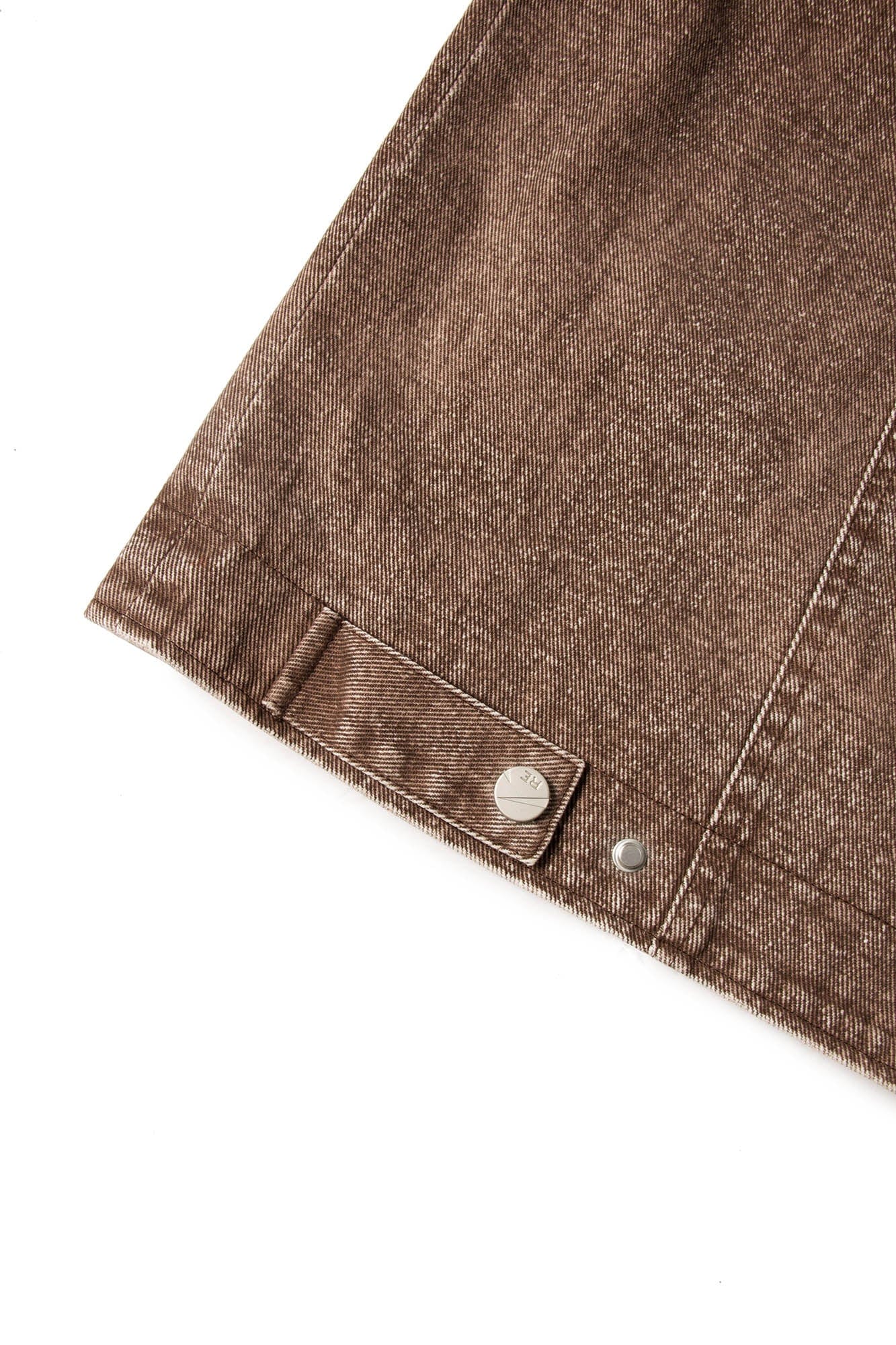 RELABEL Distressed Washed Multi-Pocket Detroit Jacket