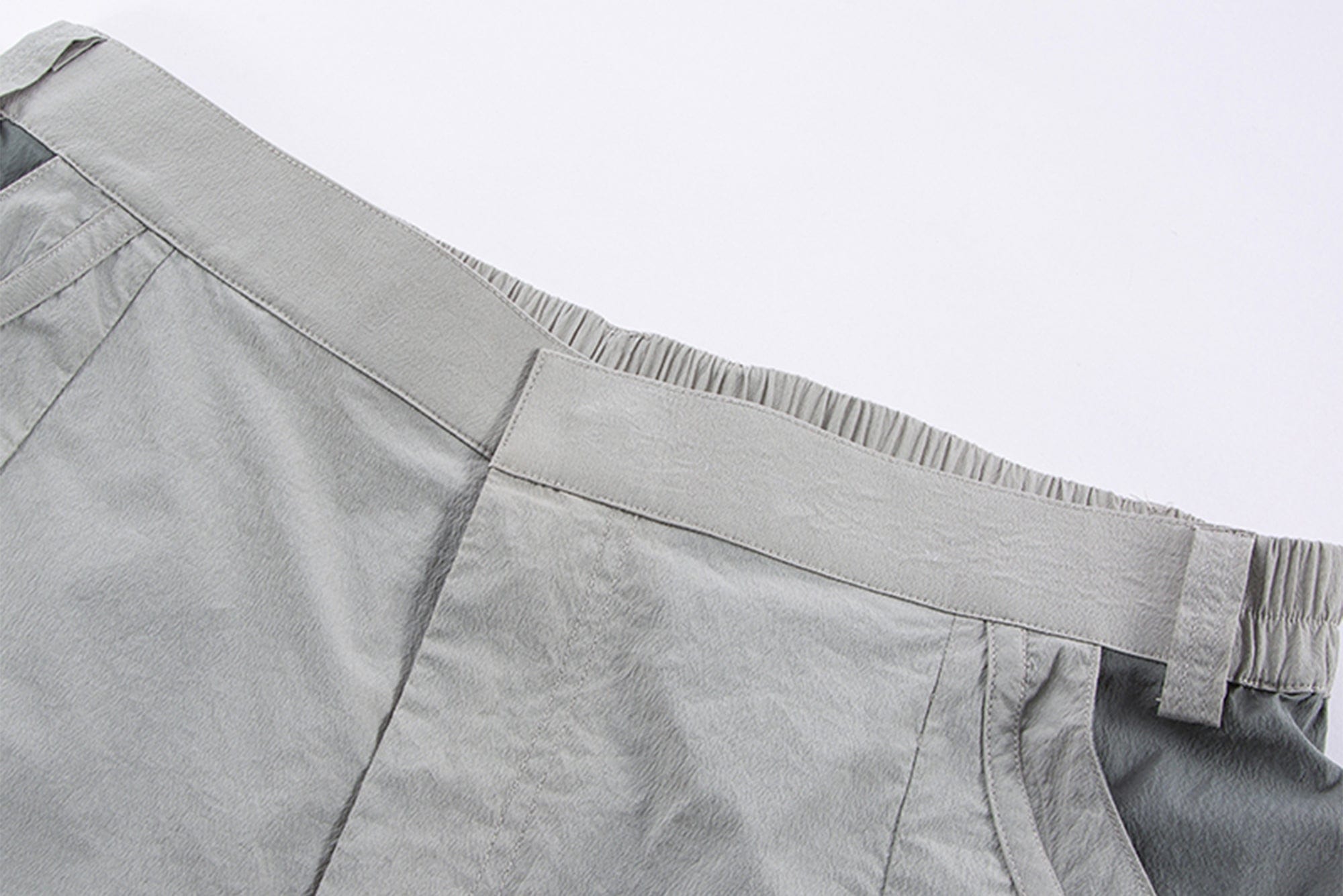 F2CE Curved Spliced Layered Tech Pants