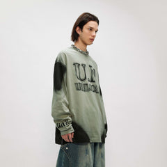 OVDY Unloose Ink Gradient Long-Sleeve Tee