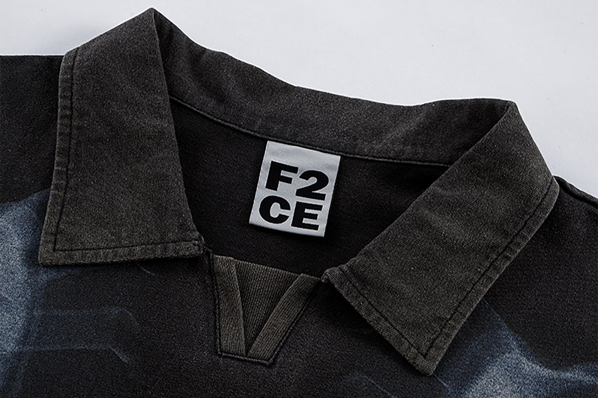 F2CE Distressed X-Ray Polo T-Shirt