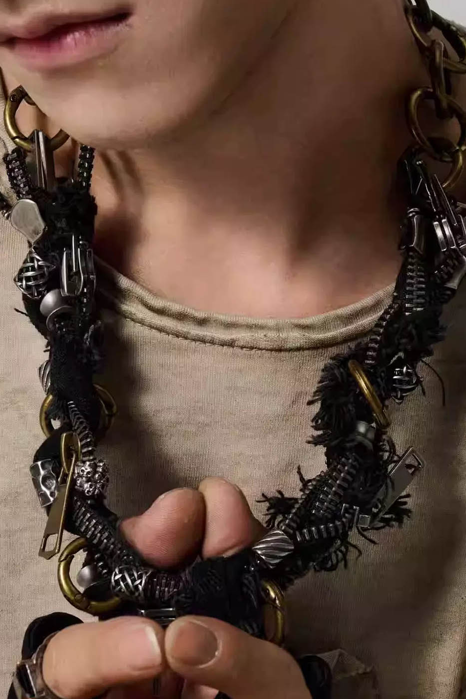 ILLUSORY x FLYERRER Distressed Watcher Necklace