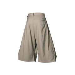 RELABEL Pleated Drape Wide-Leg Shorts