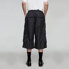 OPICLOTH Multi-Pocket Drawstring Cargo Shorts