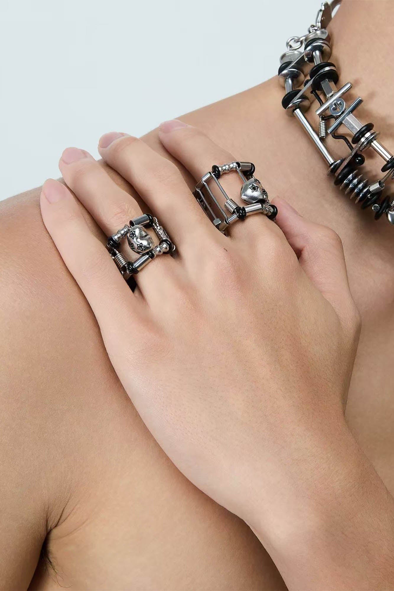 ILLUSORY Danger Signal Cage Ring