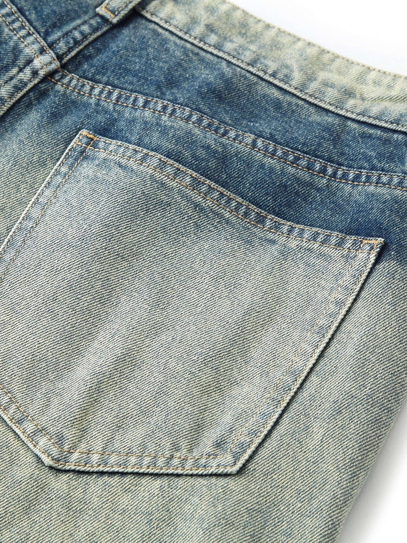 BONELESS Gradient Washed Straight Jeans