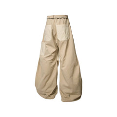 RELABEL Spliced Crinkled Oversized Cargo Pants