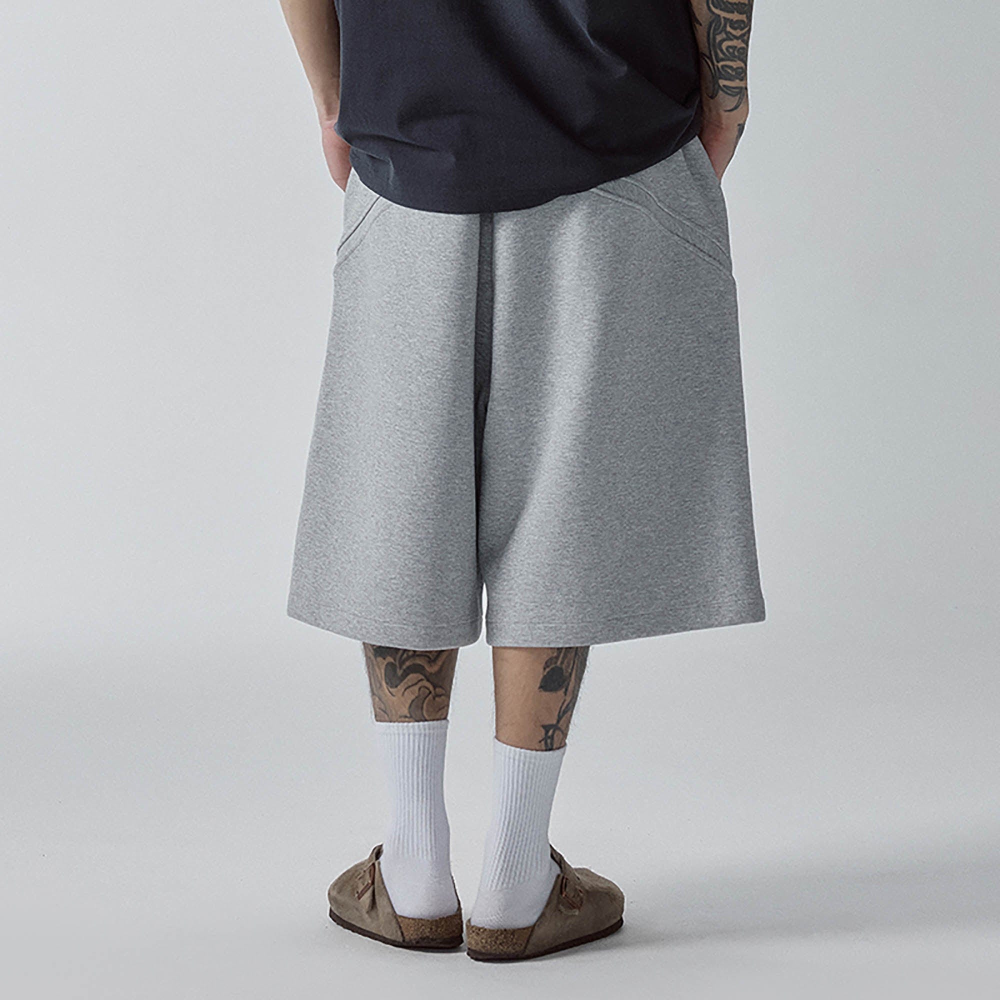 F2CE Curved Spliced Drawstring Shorts