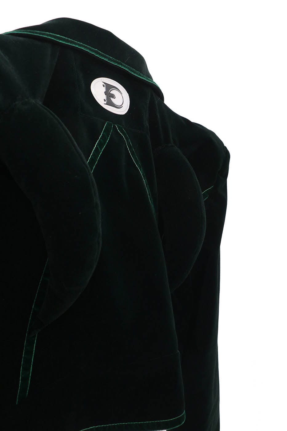 EMBRYO Devil Horned Velvet Cropped Jacket