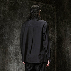 ILNya Nieternite Nifutur Ruffle-Neck Satin Shirt