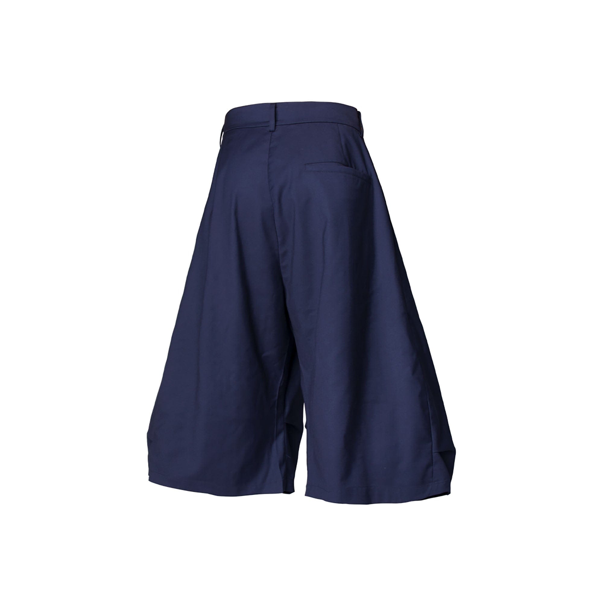 RELABEL Pleated Drape Wide-Leg Shorts