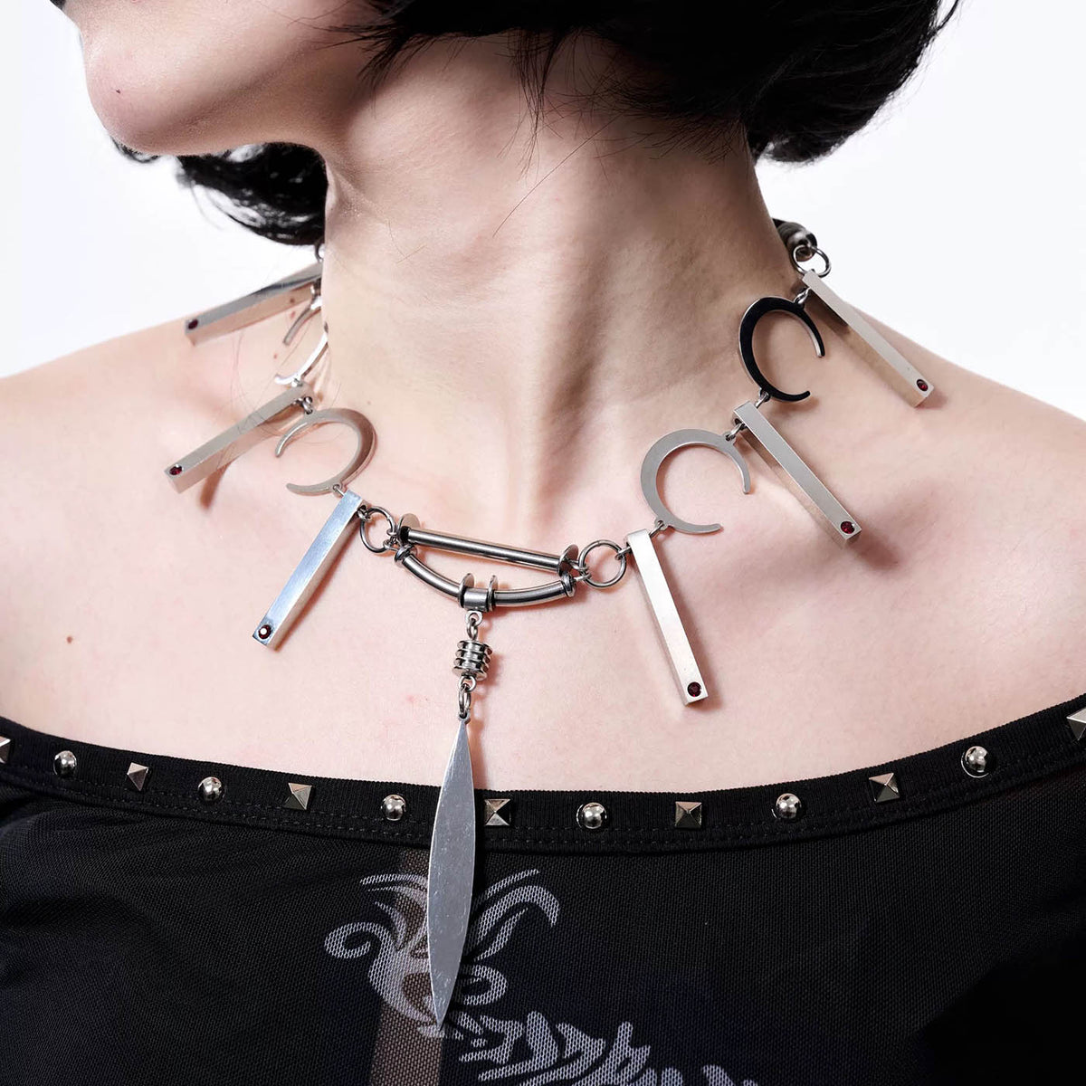 ILLUSORY The Prophet Crescent Necklace