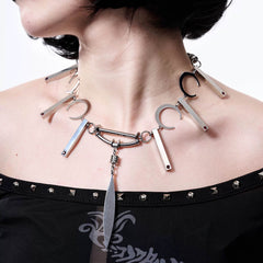 ILLUSORY The Prophet Crescent Necklace