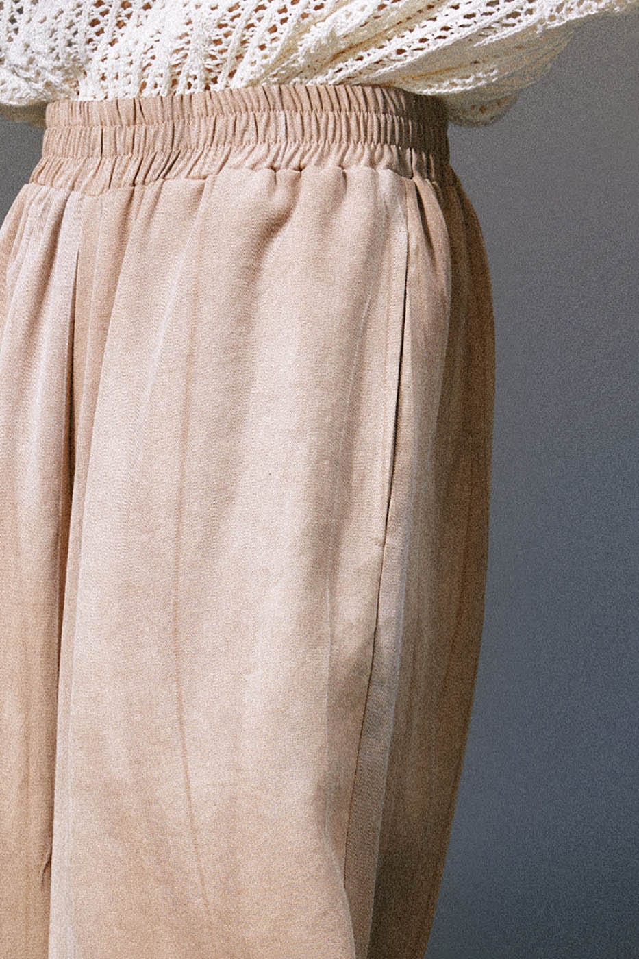 1997 POSTOFFICE Spliced Drawstring Wide-Leg Pants