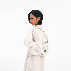 EMBRYO Skeleton Faux Fur Handbag