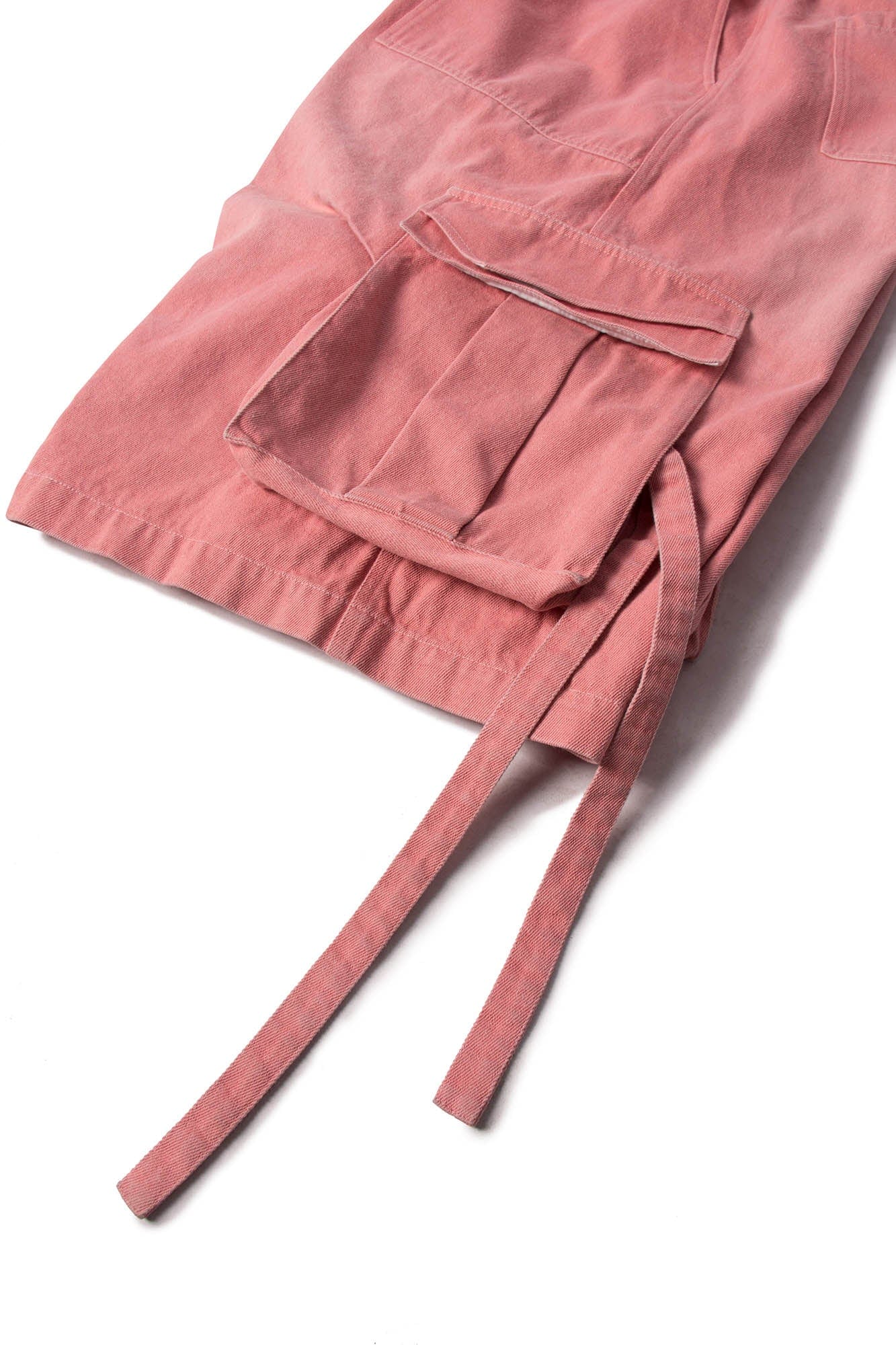 RELABEL Washed Strap Drawstring Cargo Shorts