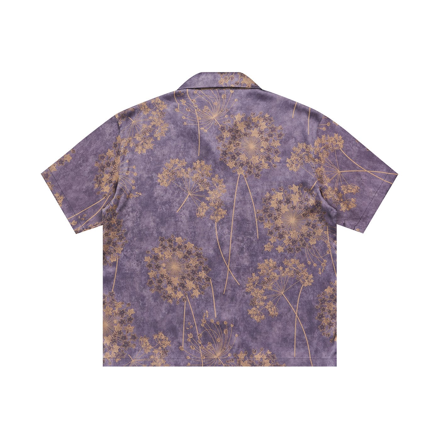 EPIC POETRY Dandelion Cuban Half Shirt Purple