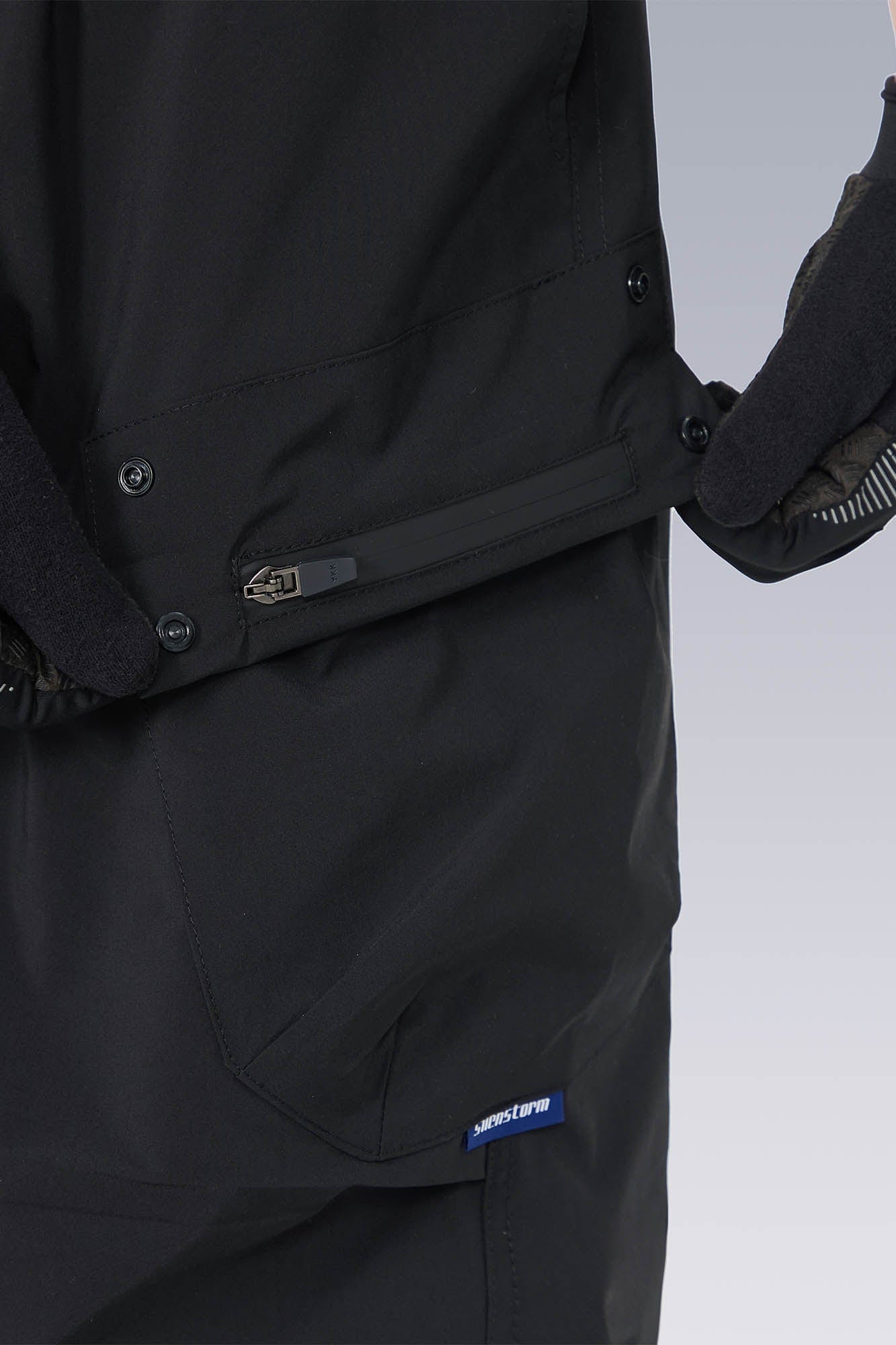 SILENSTORM Multi-Pocket Drawstring Crinkled Pants