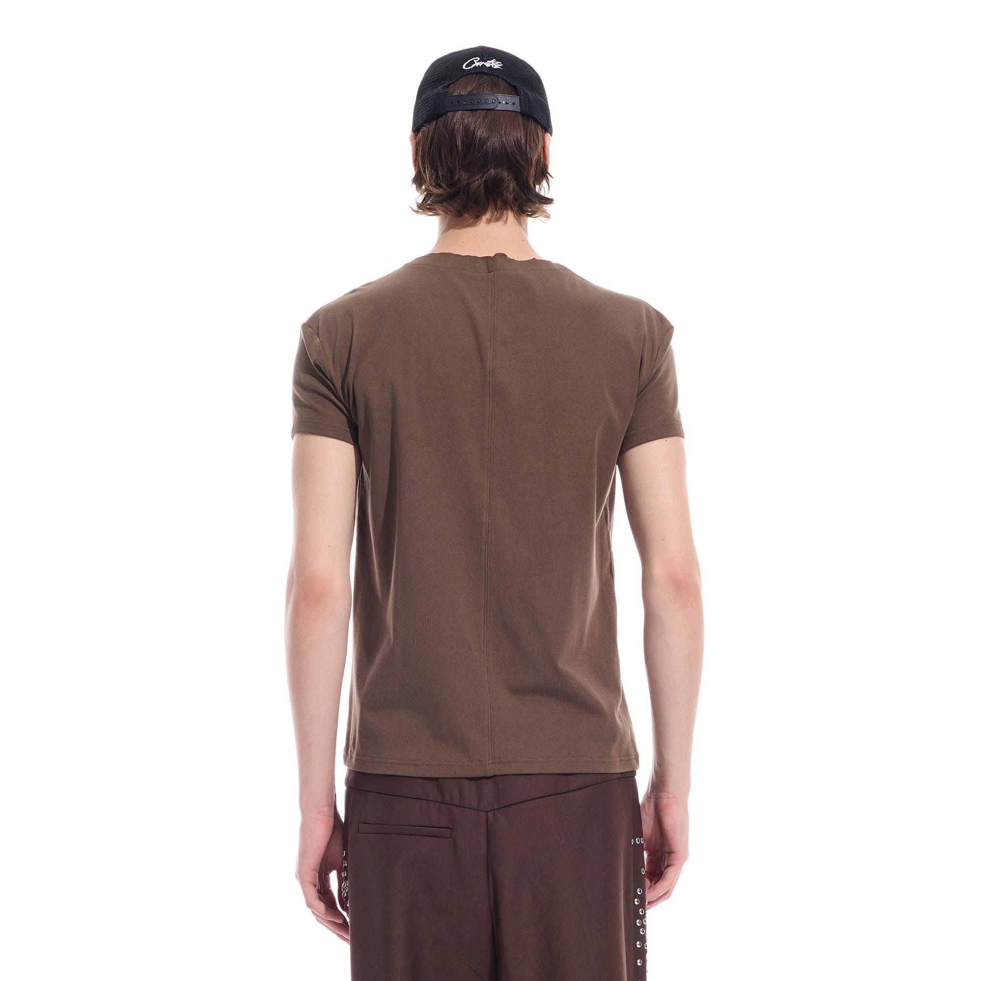 WHISTLEHUNTER Distressed Coordinate V-Neck T-Shirt
