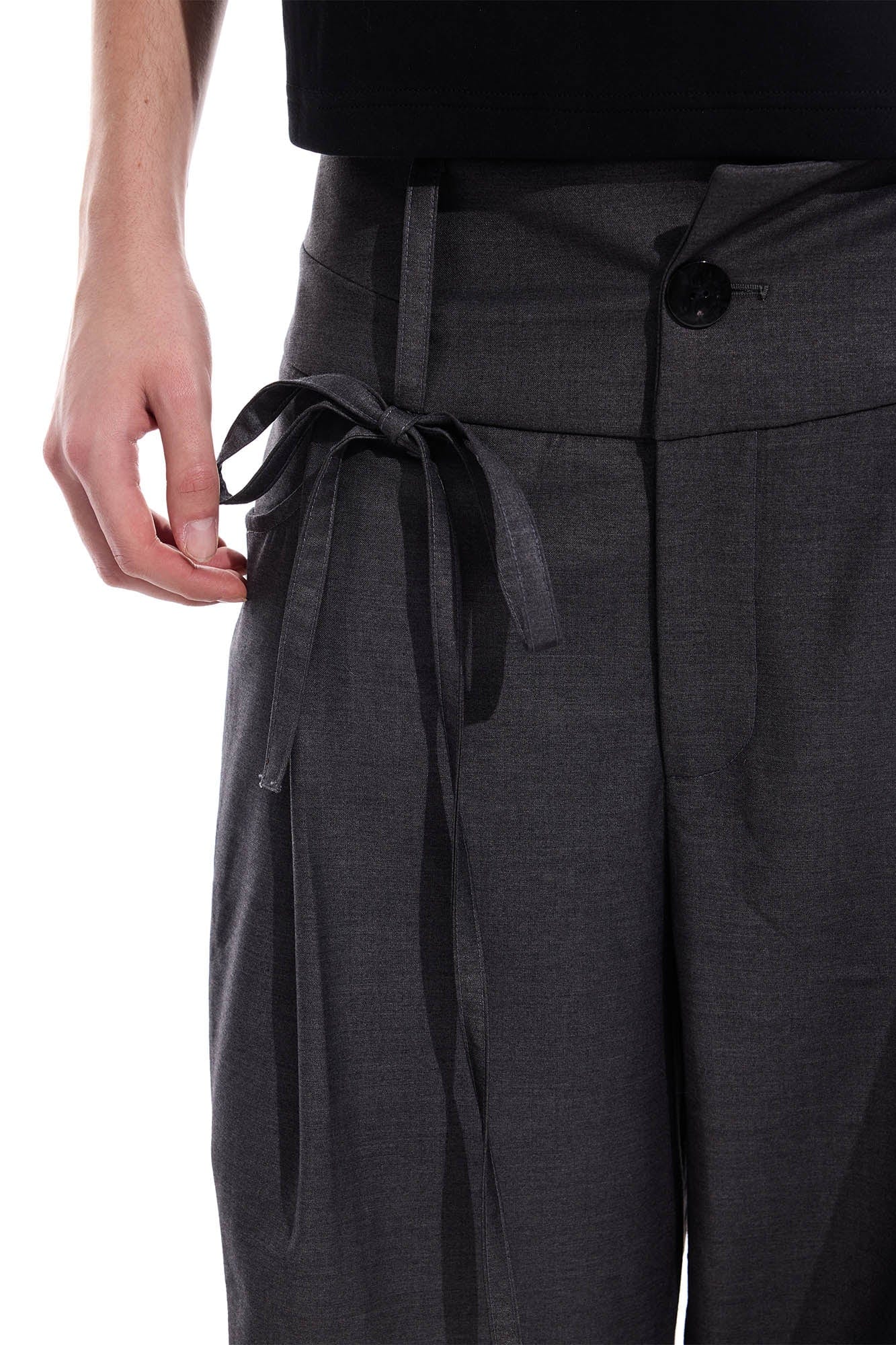 WHISTLEHUNTER Studded-Side Strap Straight-Leg Pants