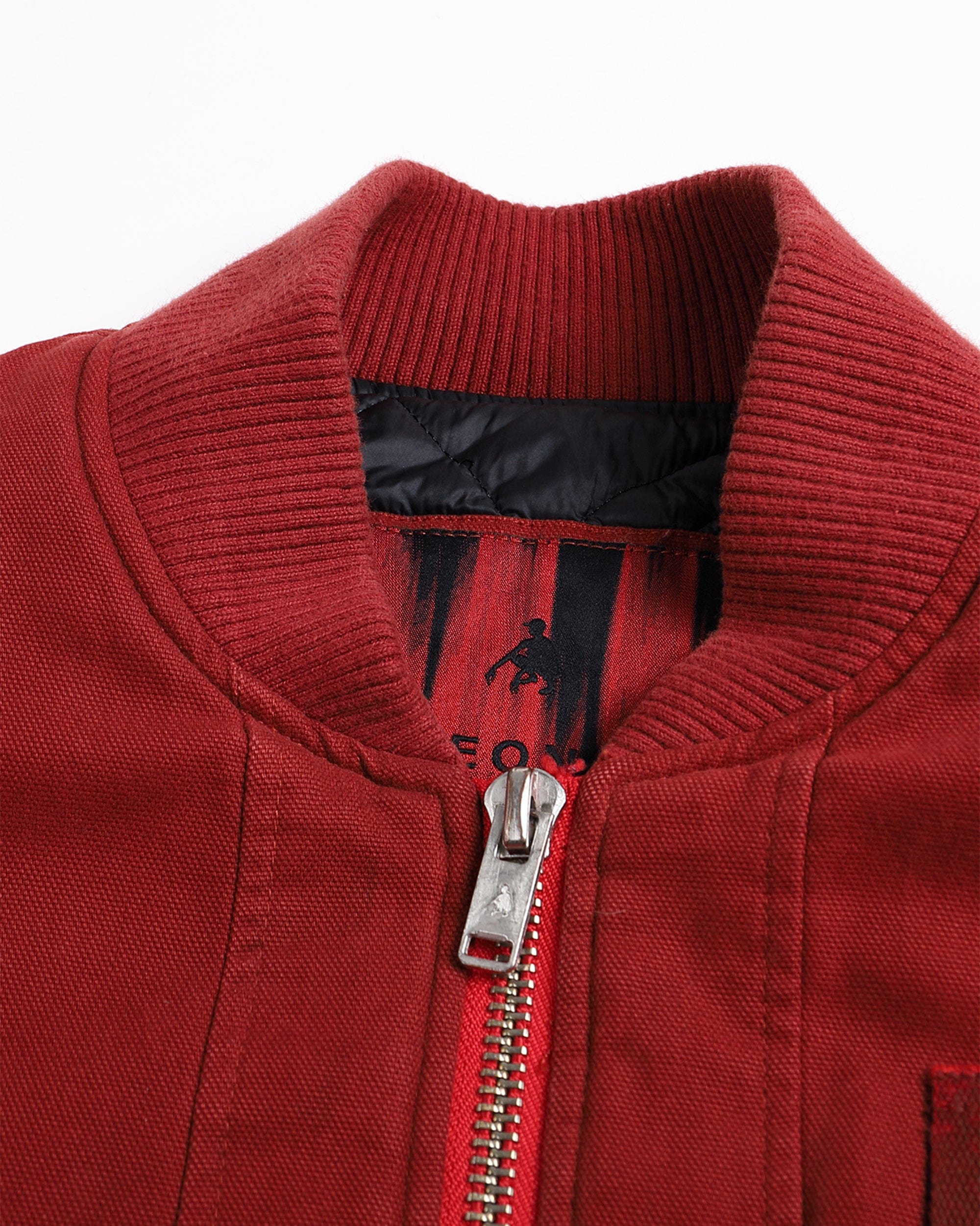 FACEONLAB Ripped MA-1 Jacket Red