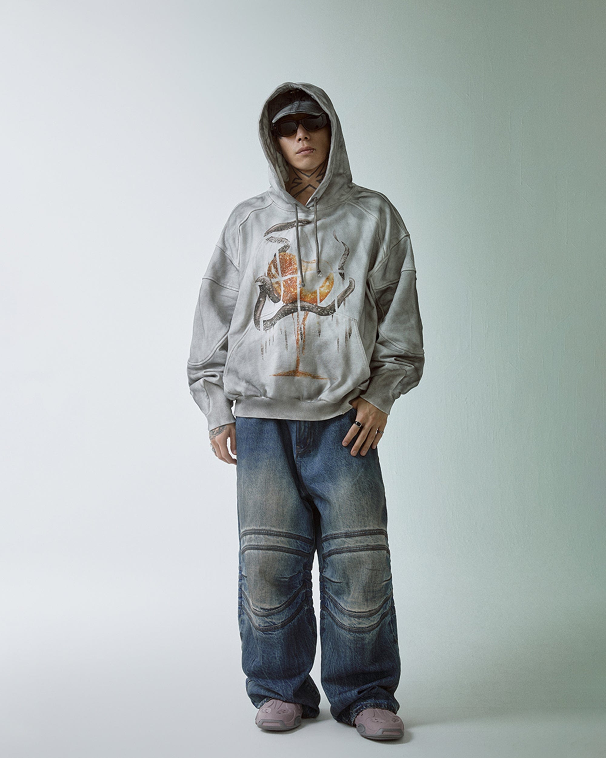 F2CE Retro Deconstructed Snake Hoodie
