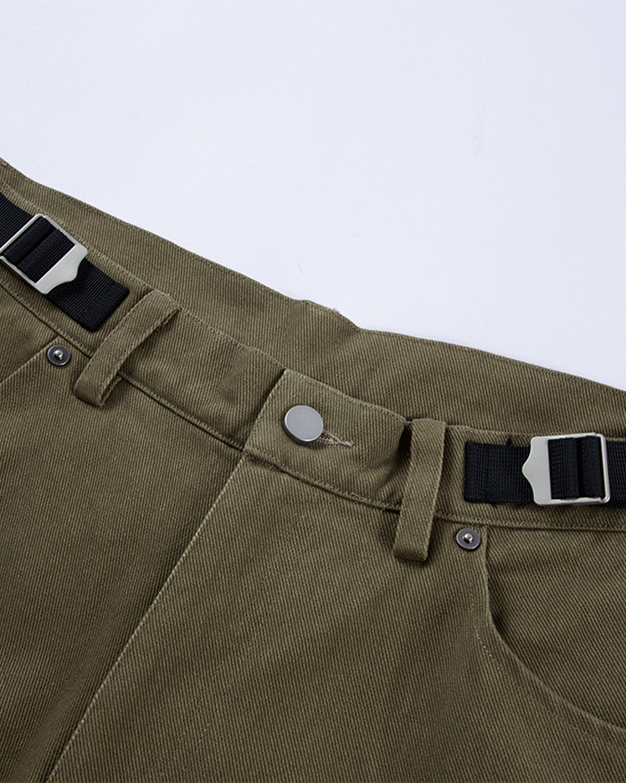 F2CE Asymmetrical Crinkled Cargo Pants
