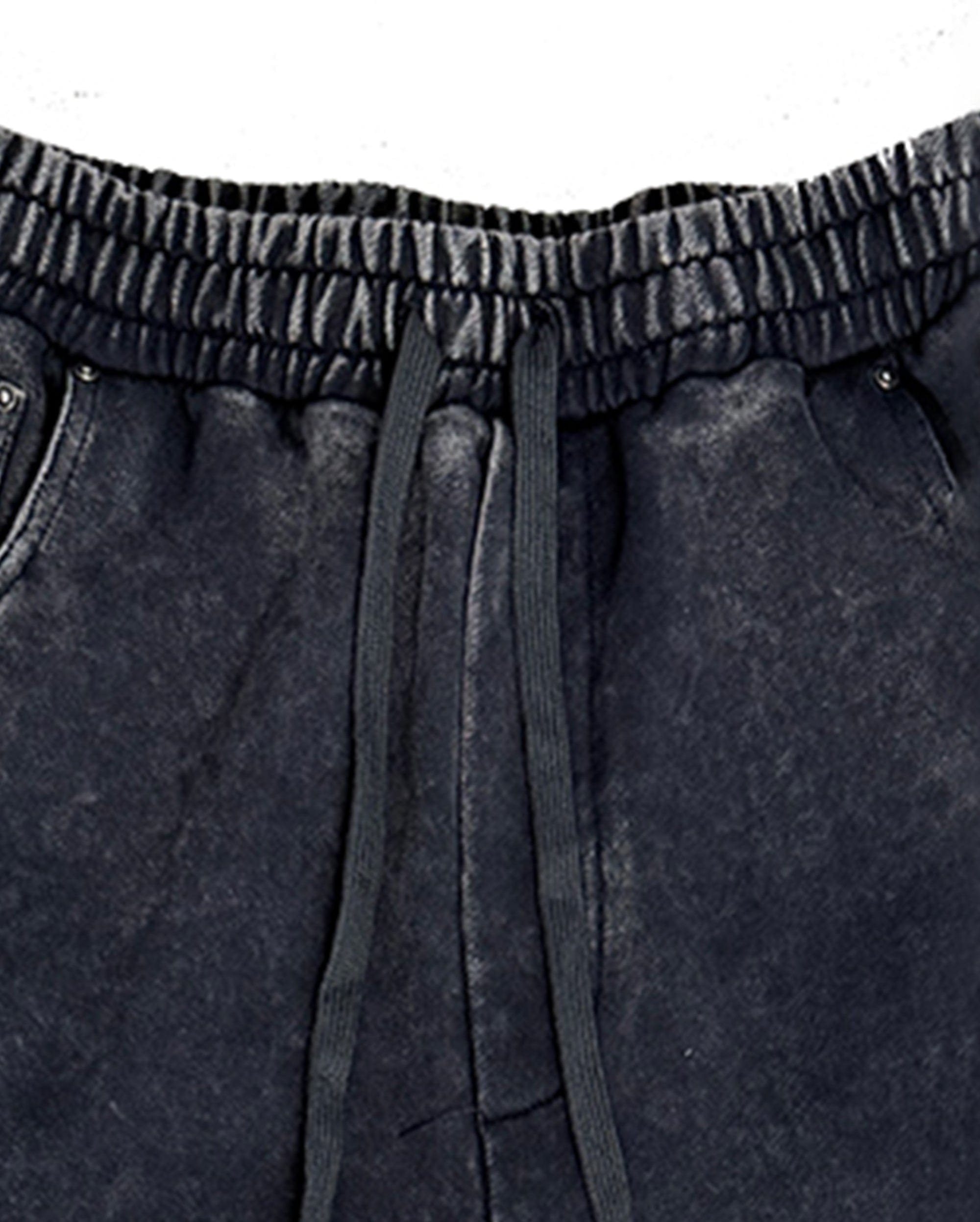 RICHILL Washed Badge Patchwork Pants