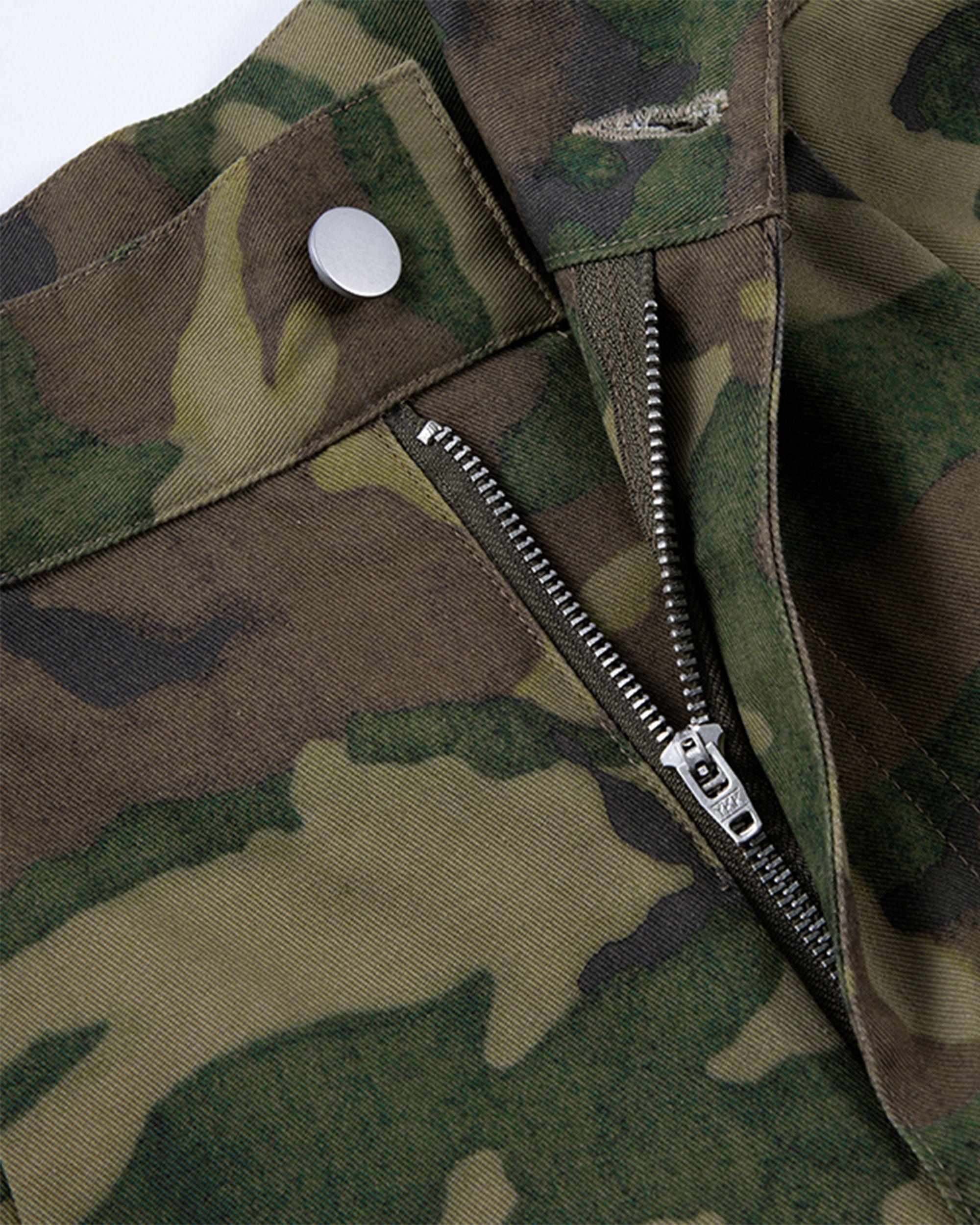 F2CE Wide-Leg Draw-String Camo Cargo Pants