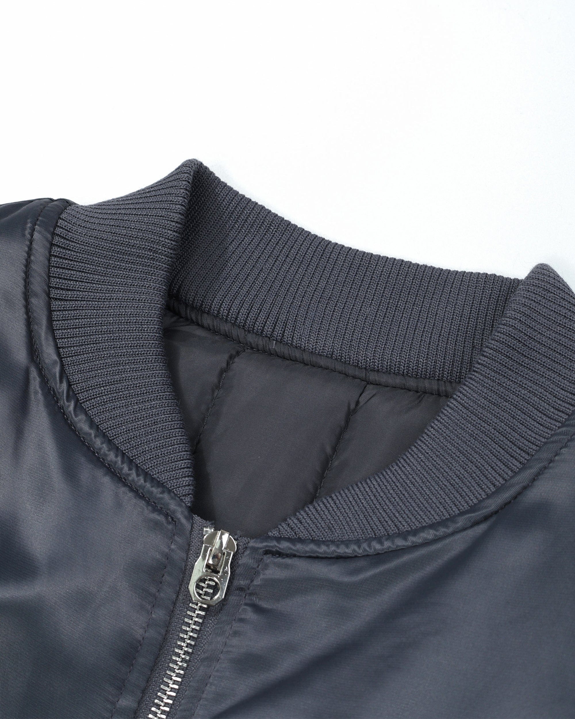 OVDY Modern Big-pocket Cotton-Padded Baseball Jacket