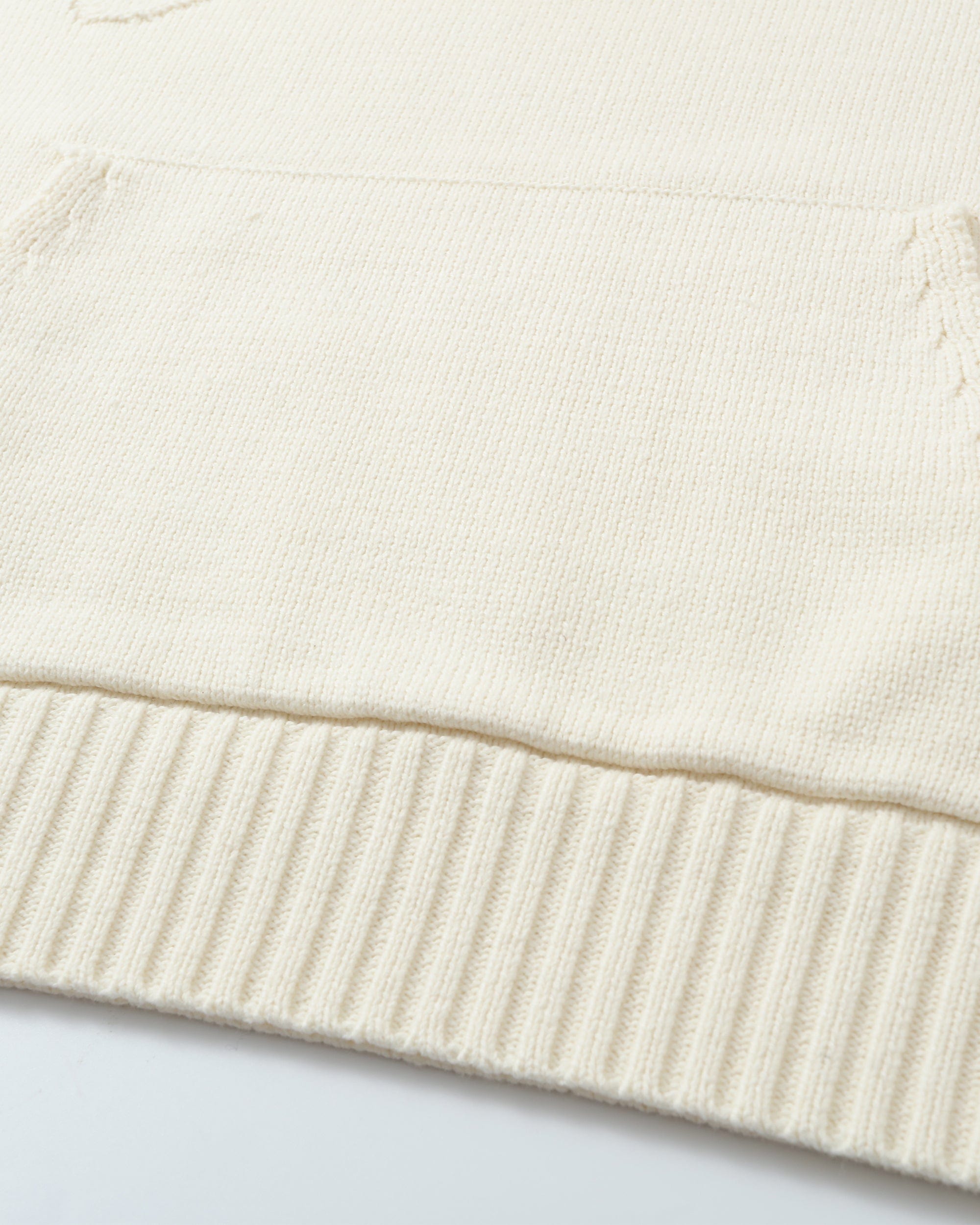 MAKEMORE Modern Big-pocket Logo Hooded Sweater