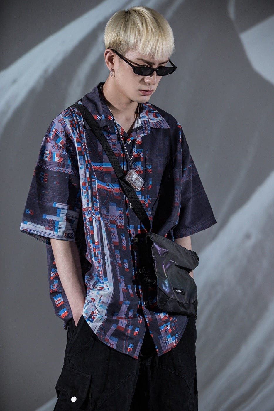 ENSHADOWER Glitch Half Shirt