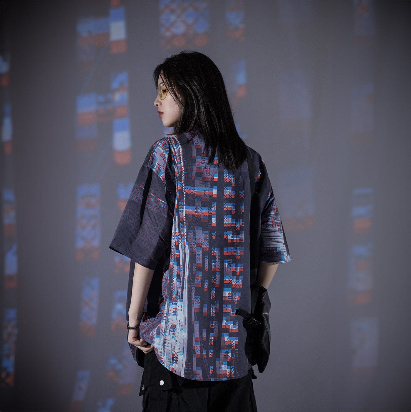 ENSHADOWER Glitch Half Shirt