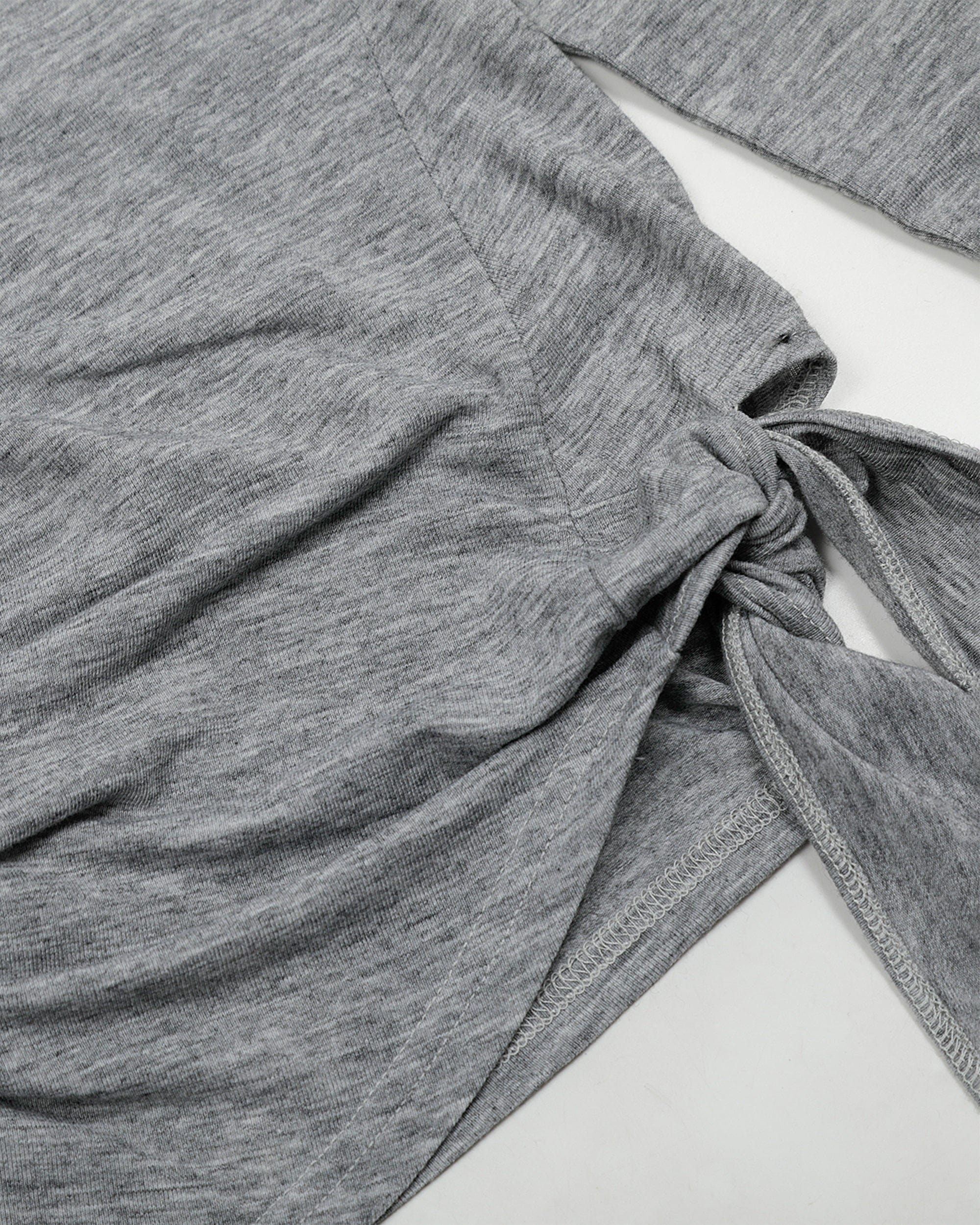 CLP Pleated Slim Fit Hoodie Long-Sleeve T-Shirt