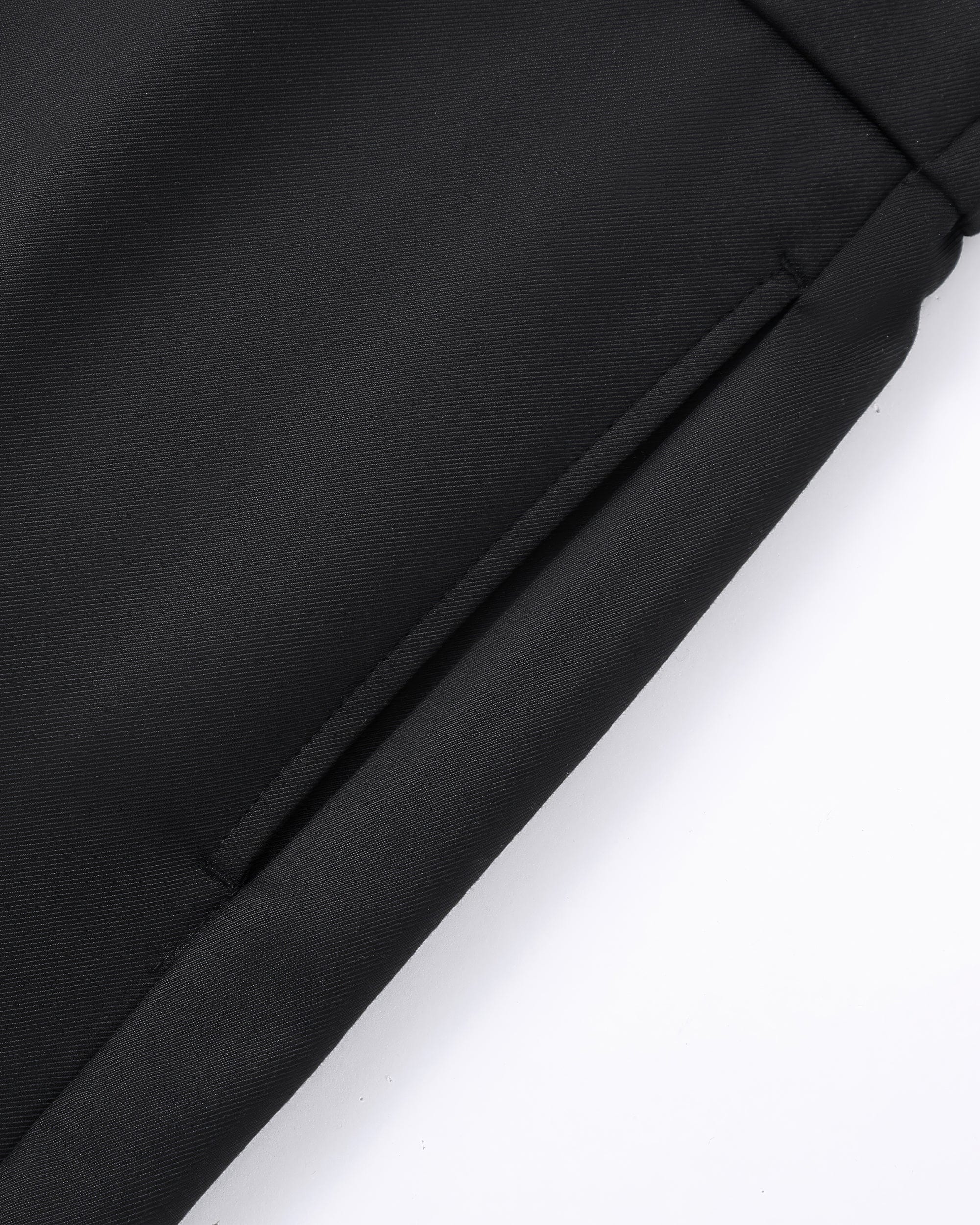 CLP Curved Crinkled Floor-Length Trousers