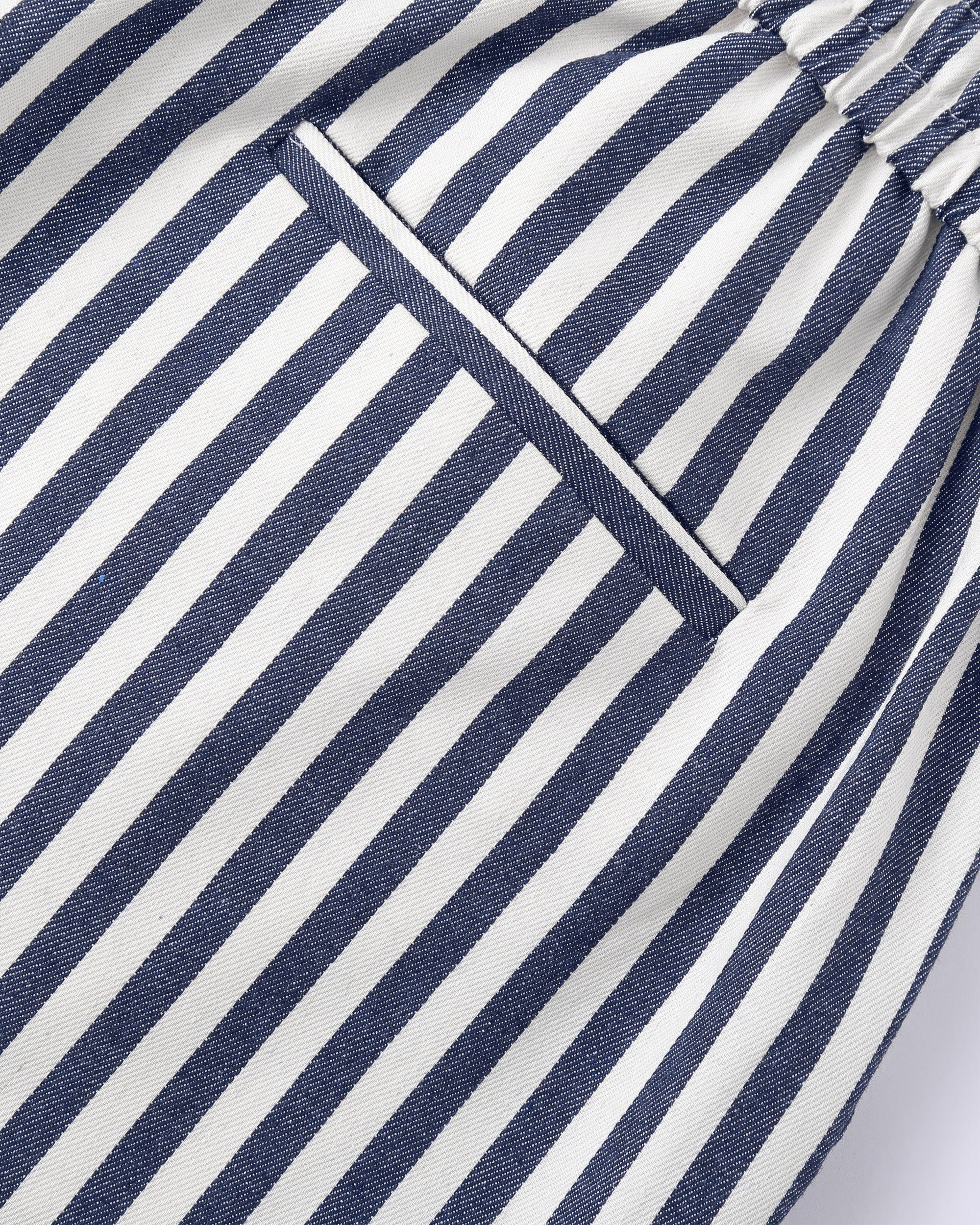 CLP Striped Wide-Leg Pants