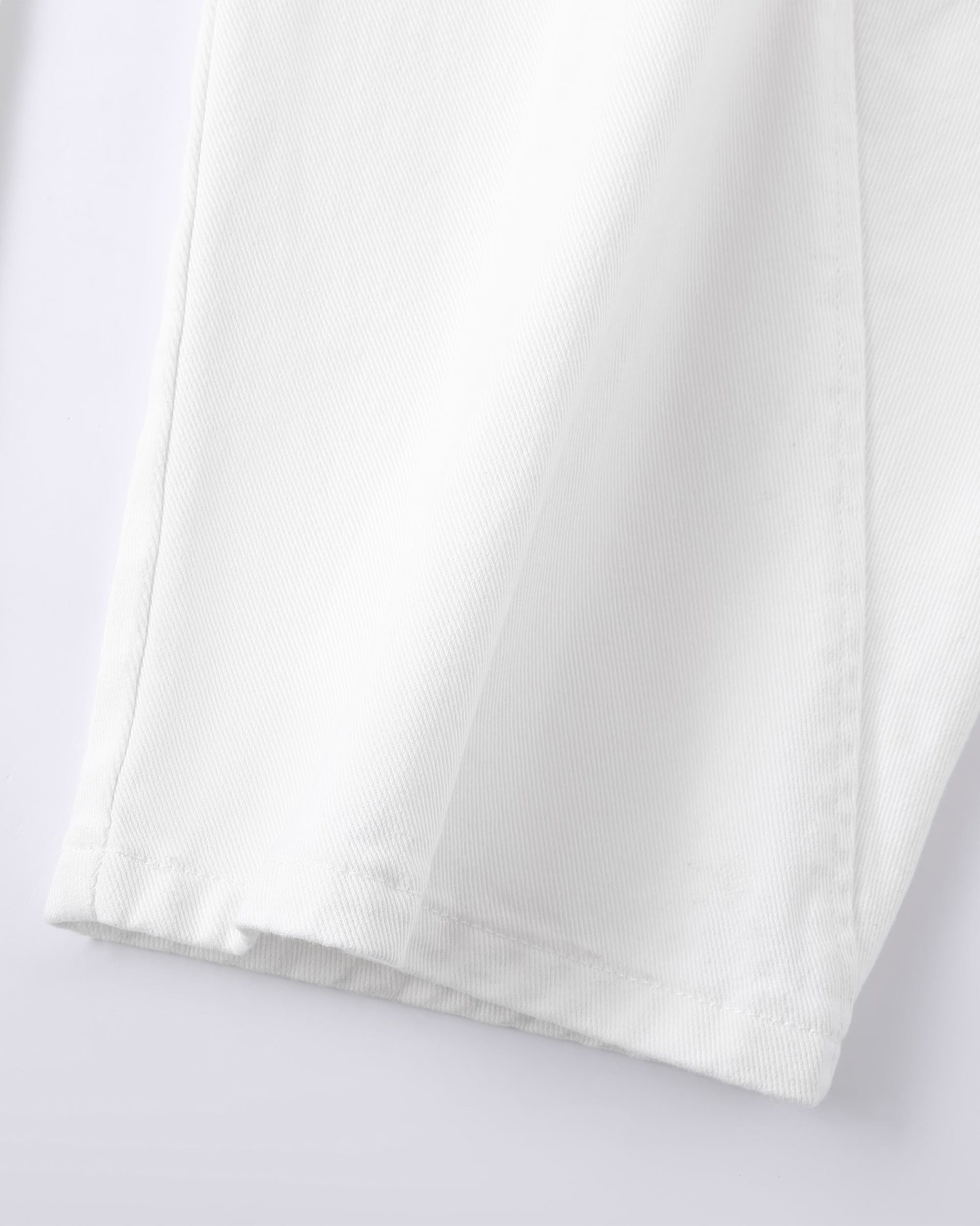 CLP Deconstructed Pleated Button Wide-Leg Pants