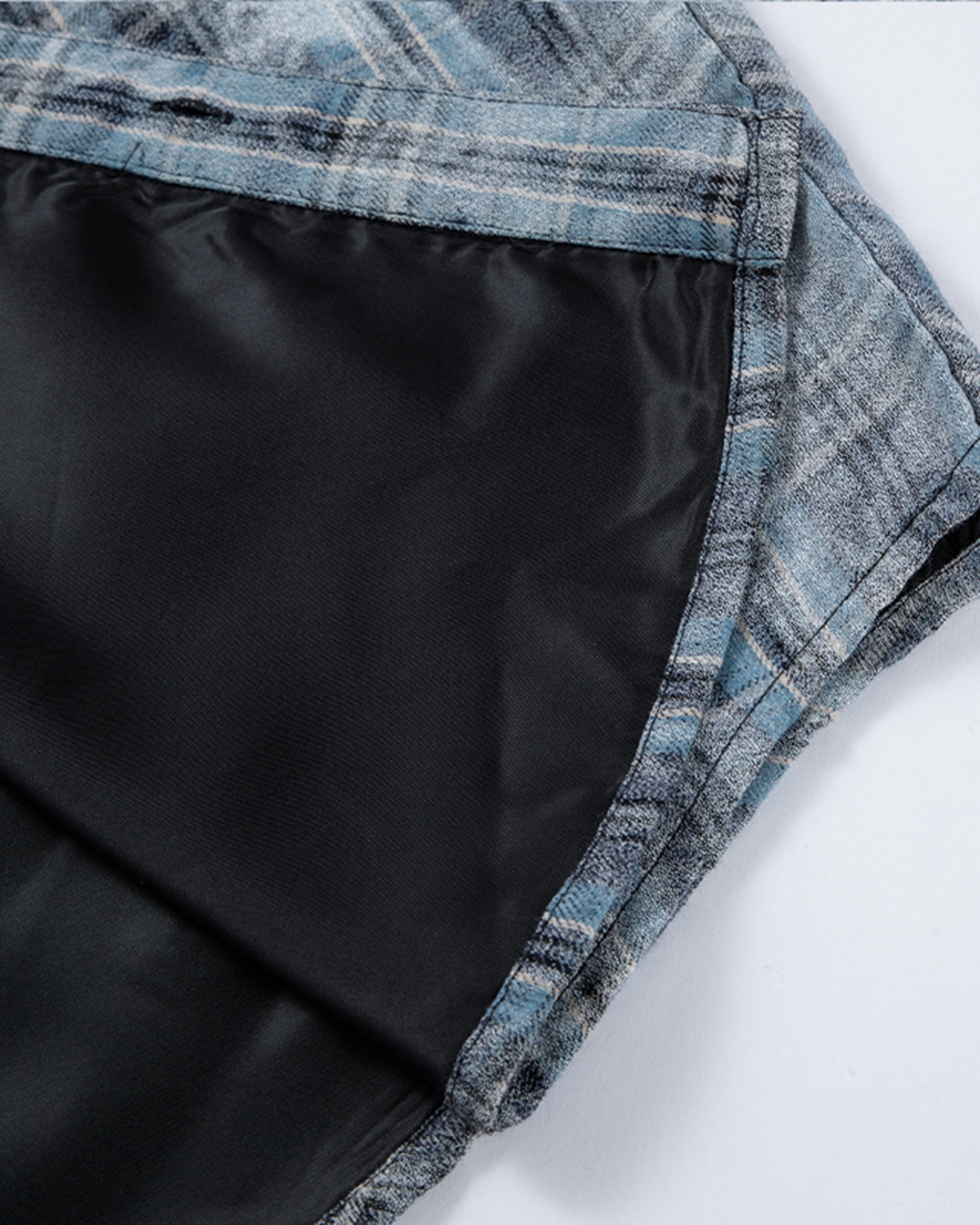 F2CE Spliced Abstract Plaid Shirt