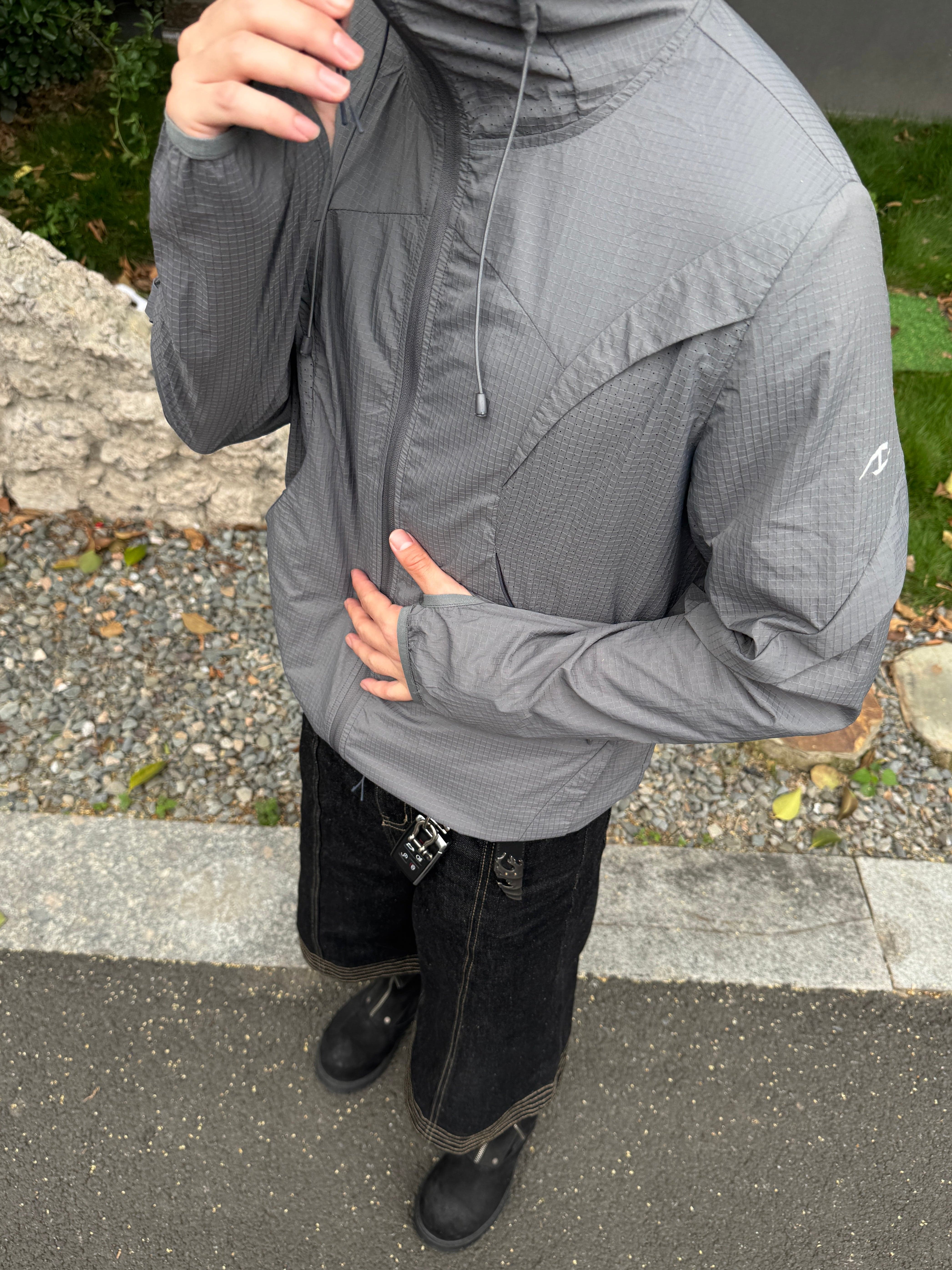 CATSSTAC Arc Panel Dual-Zip UV Protect Hooded Jacket