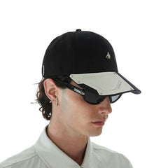 FACEONLAB Metal Plate LOGO Cap Black