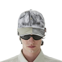 FACEONLAB Metal Plate LOGO Cap Grey