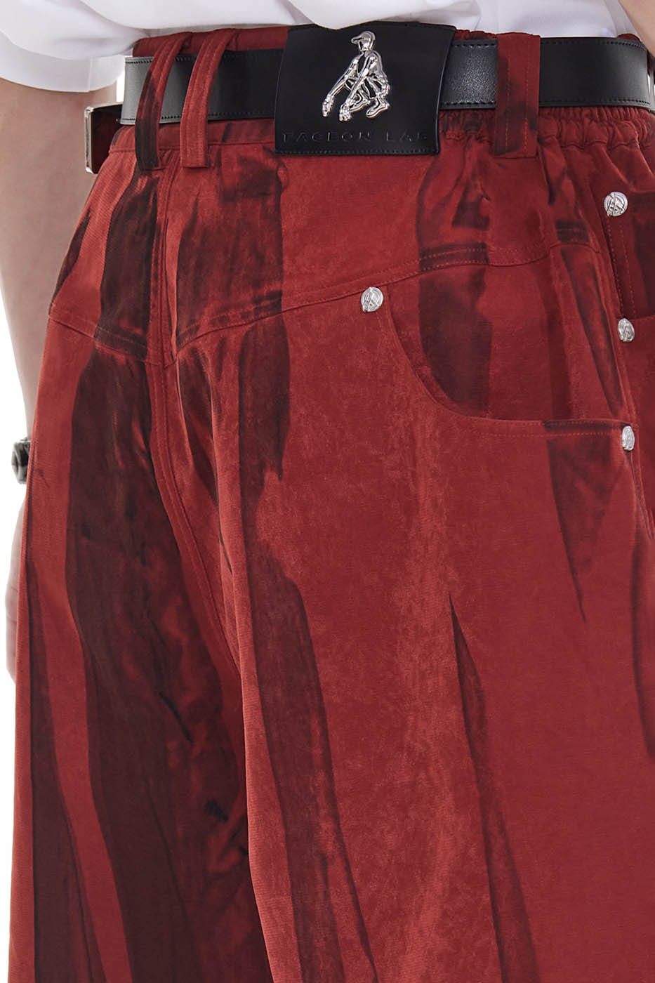 FACEONLAB Volcanic Brush-Painted Shorts