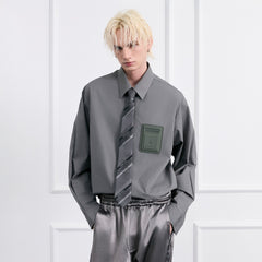 FACEONLAB Slanted Striped Zip Tie