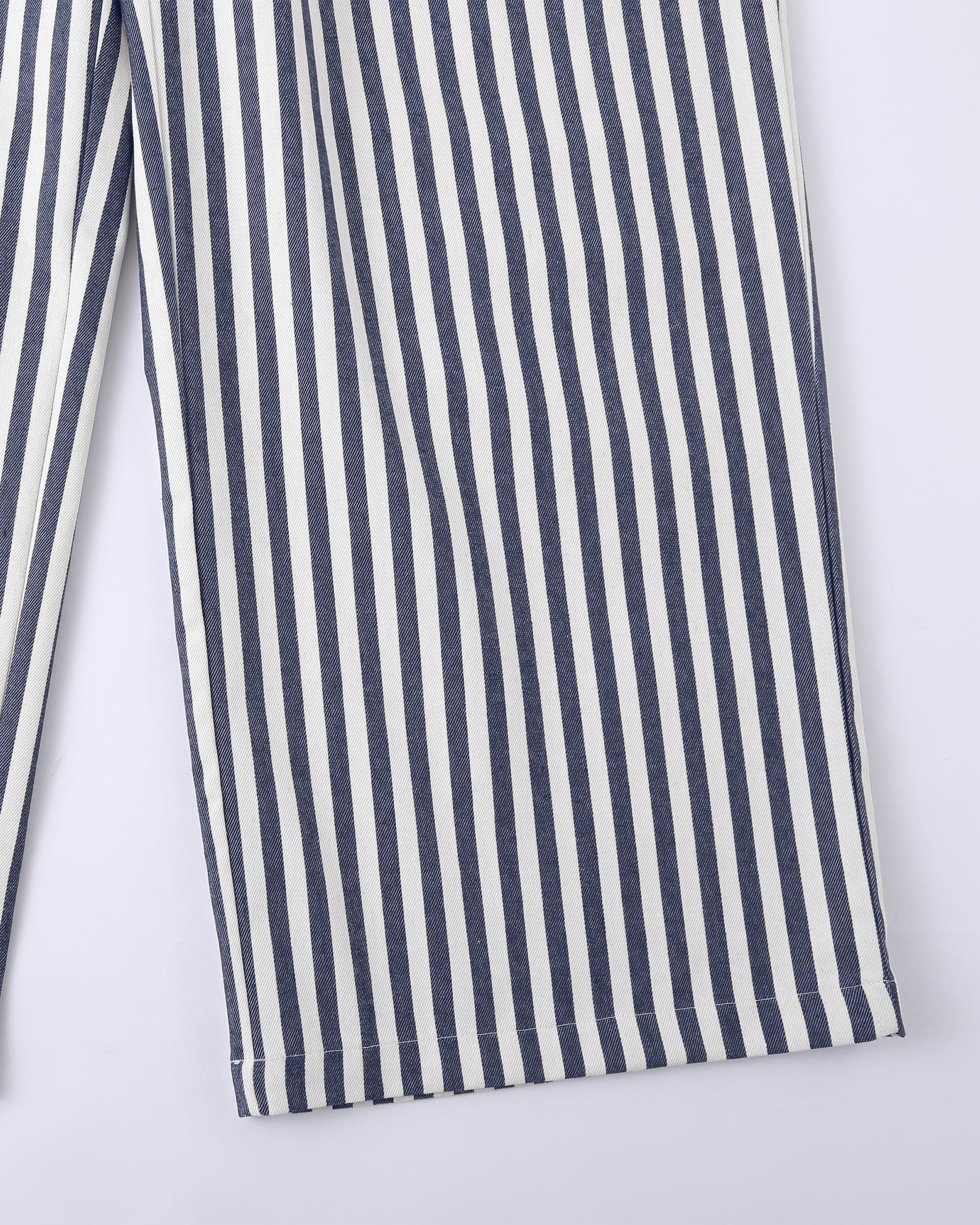 CLP Striped Wide-Leg Pants
