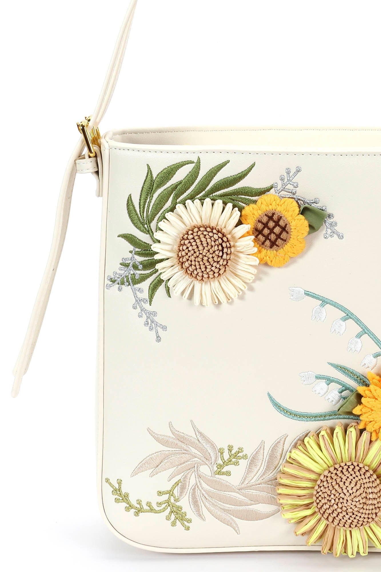BLING BOX Bohemian Sunflower Embroidered Crossbody Bag