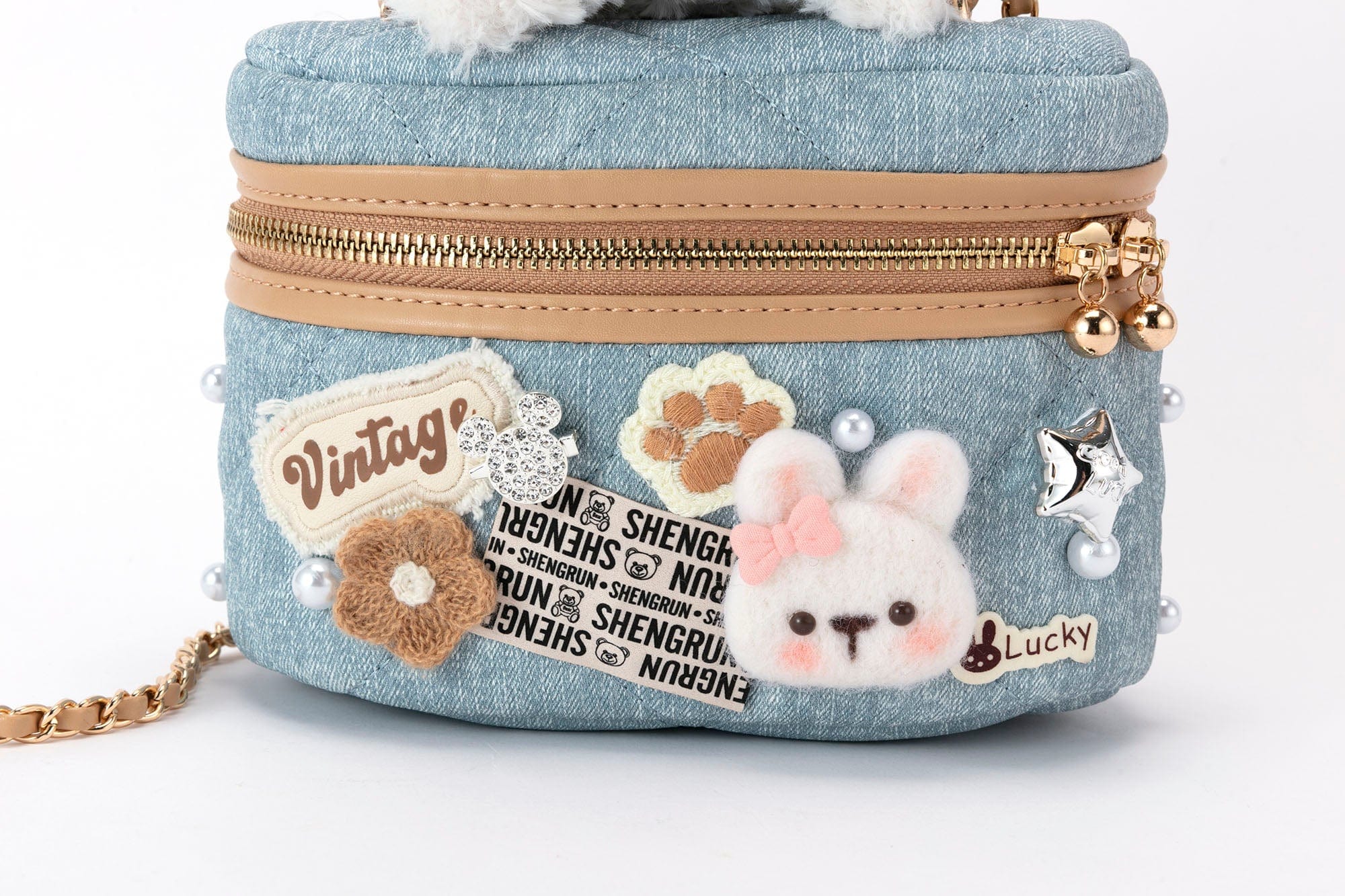 BLING BOX Westie Cosmetic Case Crossbody Bag