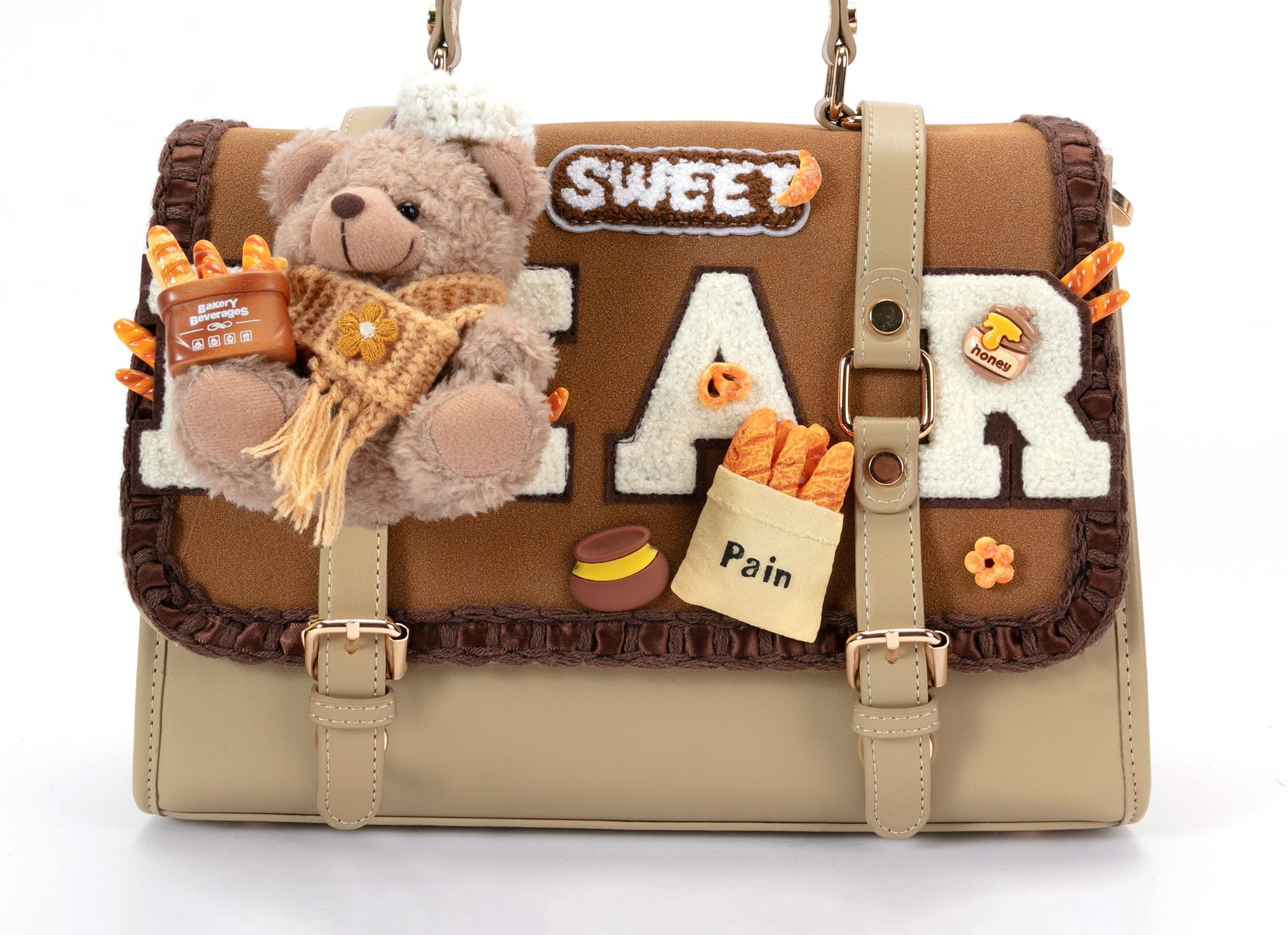 BLING BOX Baker Bear Flap Backpack
