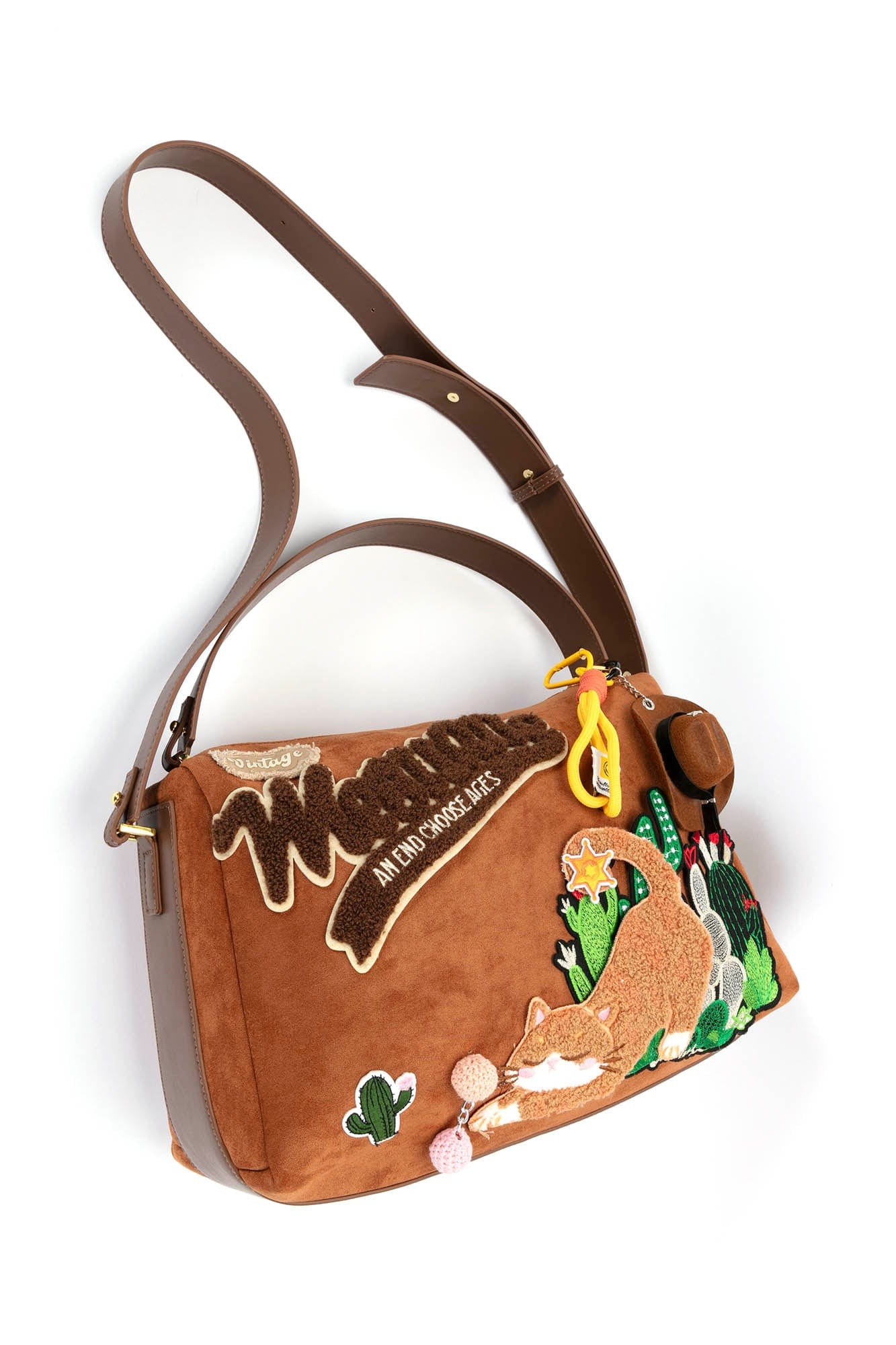 BLING BOX Desert Nap Embroidered Shoulder Bag